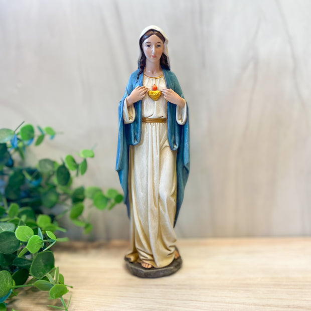 9.7" Immaculate Heart of Mary Figure; Renaissance Collection
