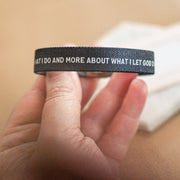 Life is About God Black Elastic Wristband