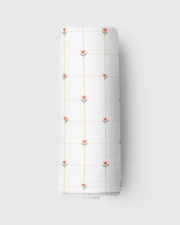 Mary's Prayer Tulips Muslin Swaddle Baby Blanket