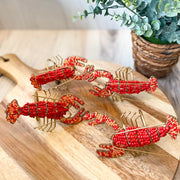 Crawfish Napkin Rings, Set of 4