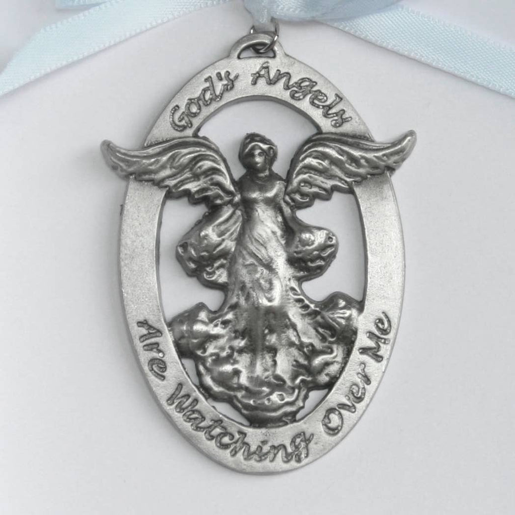 Baby Cradle Medal Angel for Boy CJ-347B