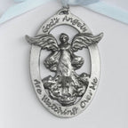 Baby Cradle Medal Angel for Boy CJ-347B