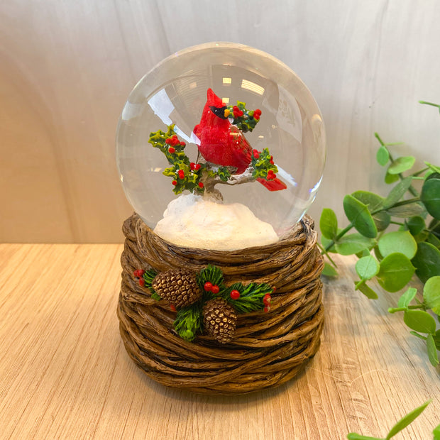 5"H Cardinal Musical Dome