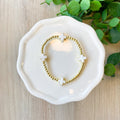 Lucy Cross Bracelets CK White 6"