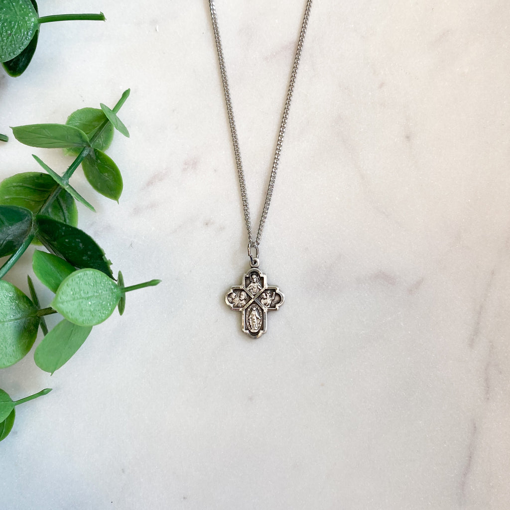 Classic 4-Way Cross Necklace