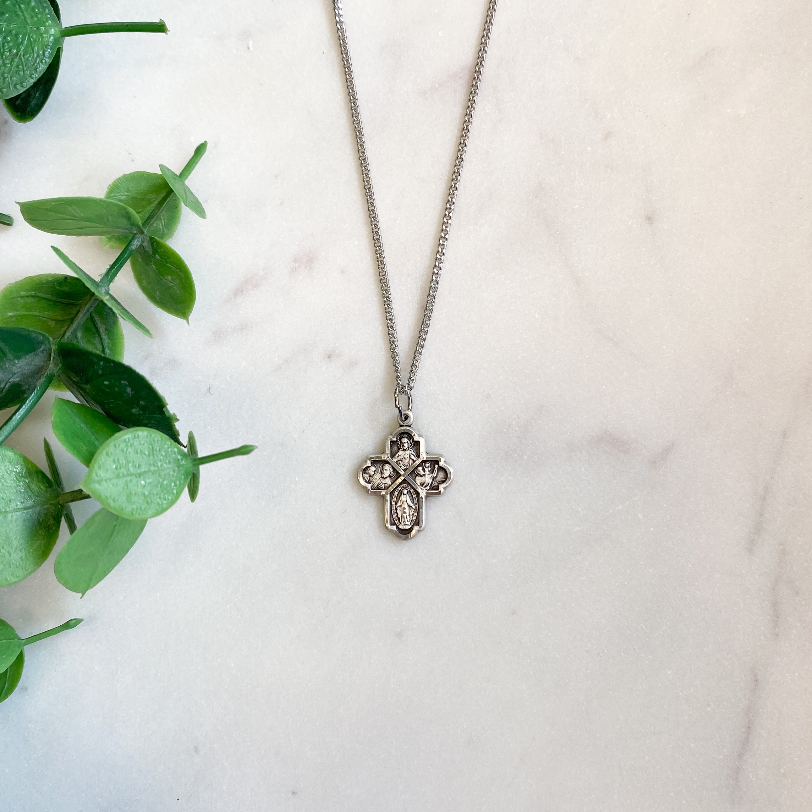 Classic 4-Way Cross Necklace