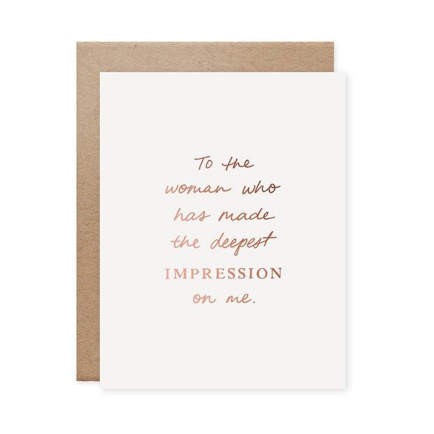 Deepest Impression Card