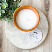 Basil Sweet Orange Garden Pot Candle