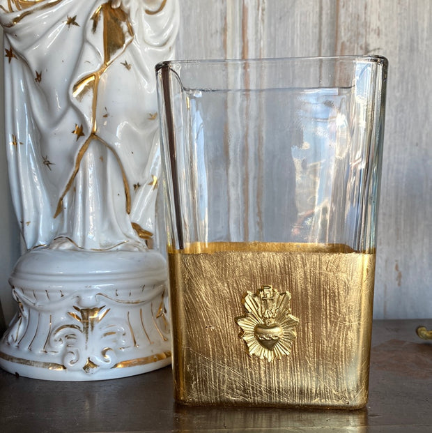 Gold Leaf Vase