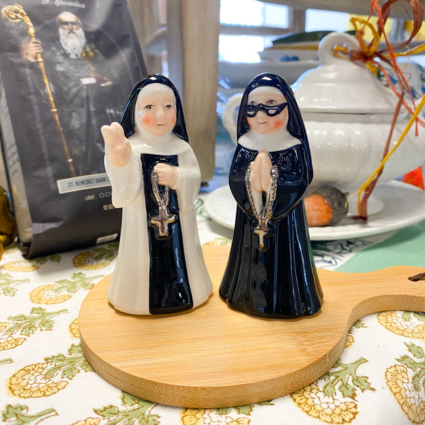 Nun Salt & Pepper Shakers