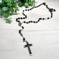 Black Vintage Marian Rosary