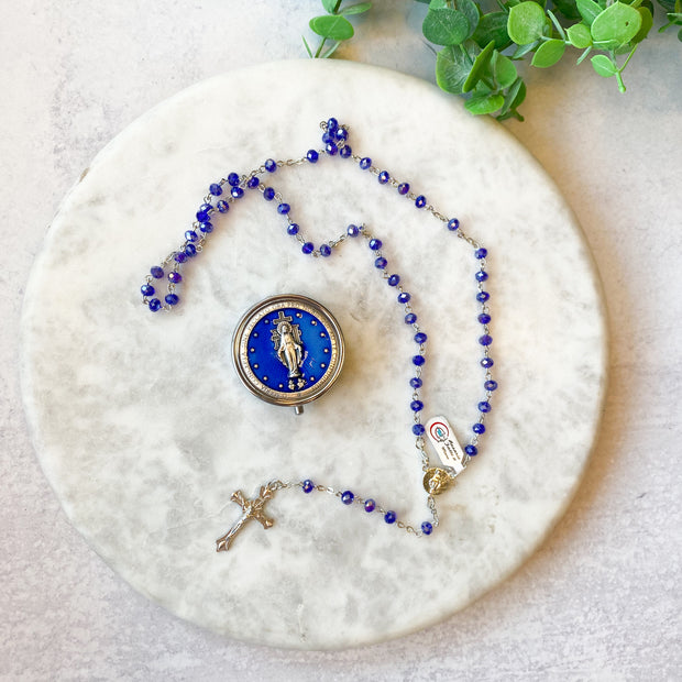 ID200MM- Rosary Box w/ Rosary, MM