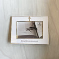 6" Communion Frame 4x6 with Cross