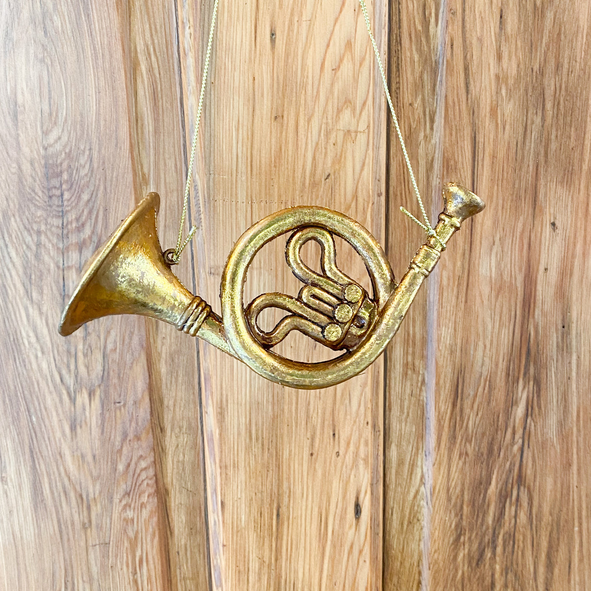 Gold Resin Instrument Ornament (4 Different Instruments)