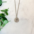 Sterling Silver Benedict Medal with Crucifix Necklace