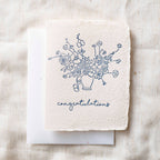  Congratulations Floral Bouquet | Congrats Greeting Card