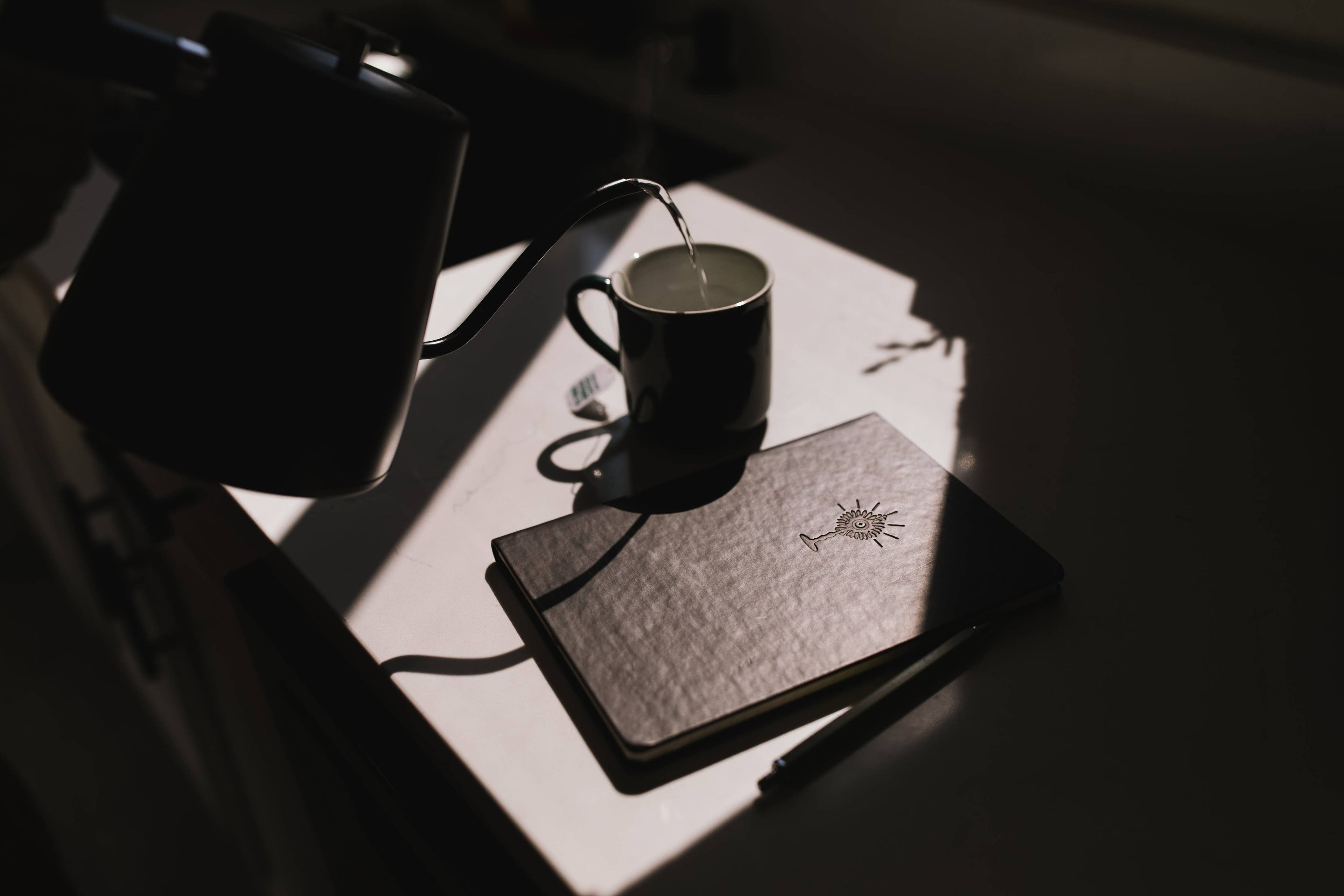 Eucharist Notebook - Dark Brown Embossing