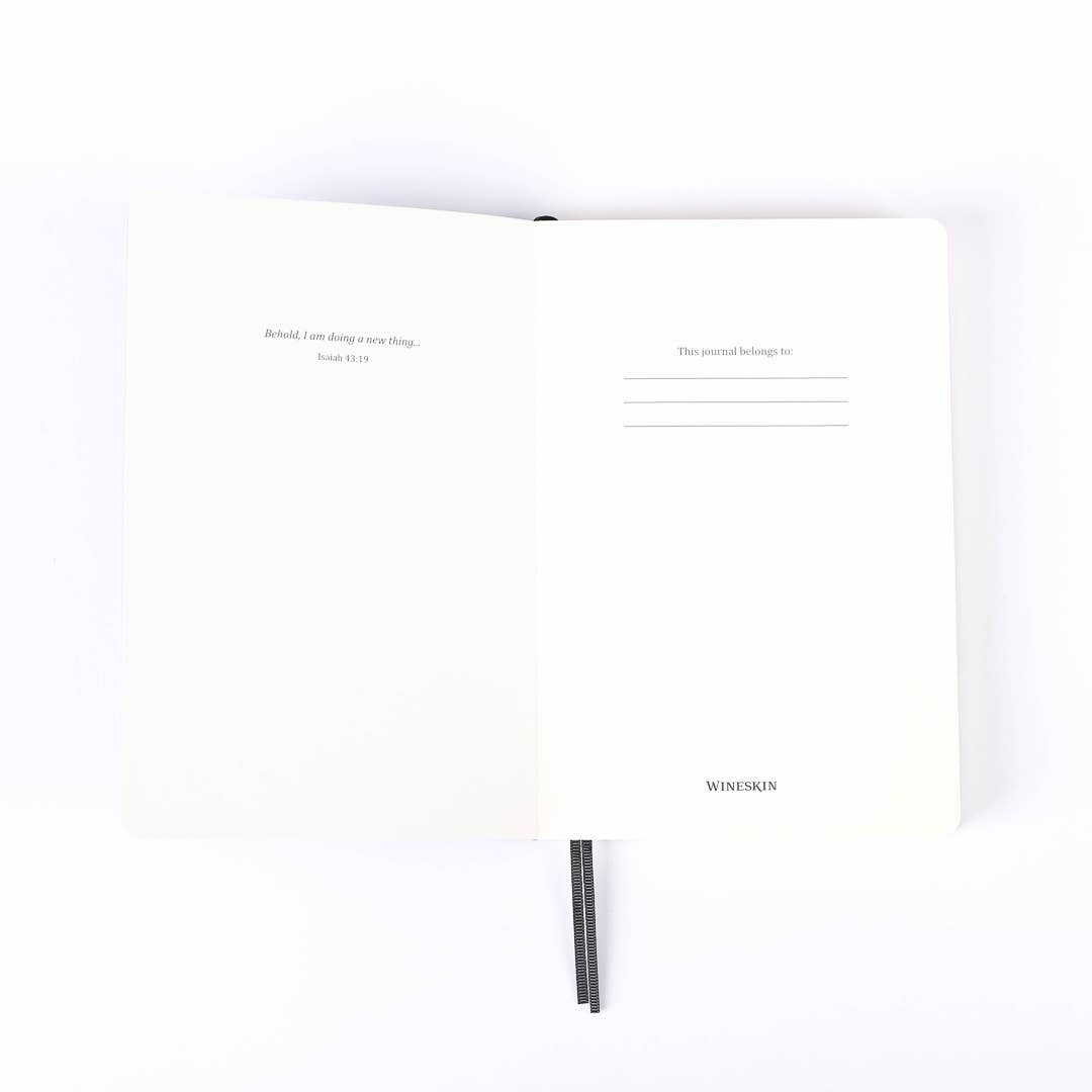 Journal Wineskin Soft Cover 196Pg - Black