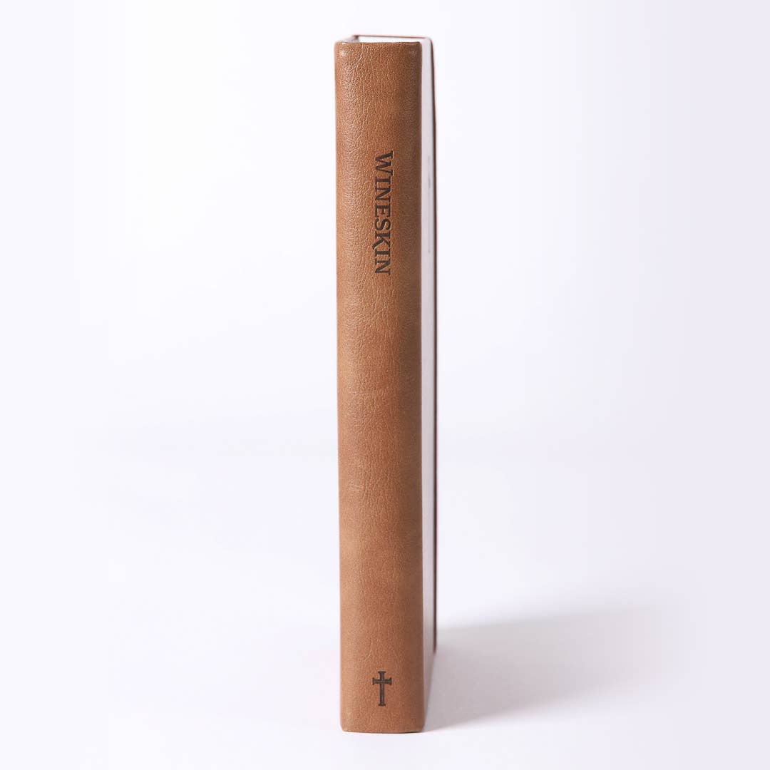 Journal Wineskin Hard Cover 420Pg - Tan