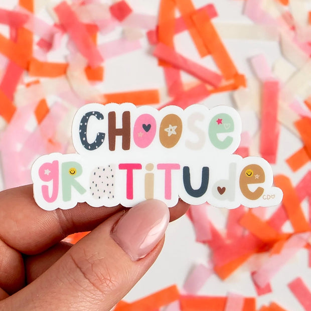 Choose Gratitude Sticker