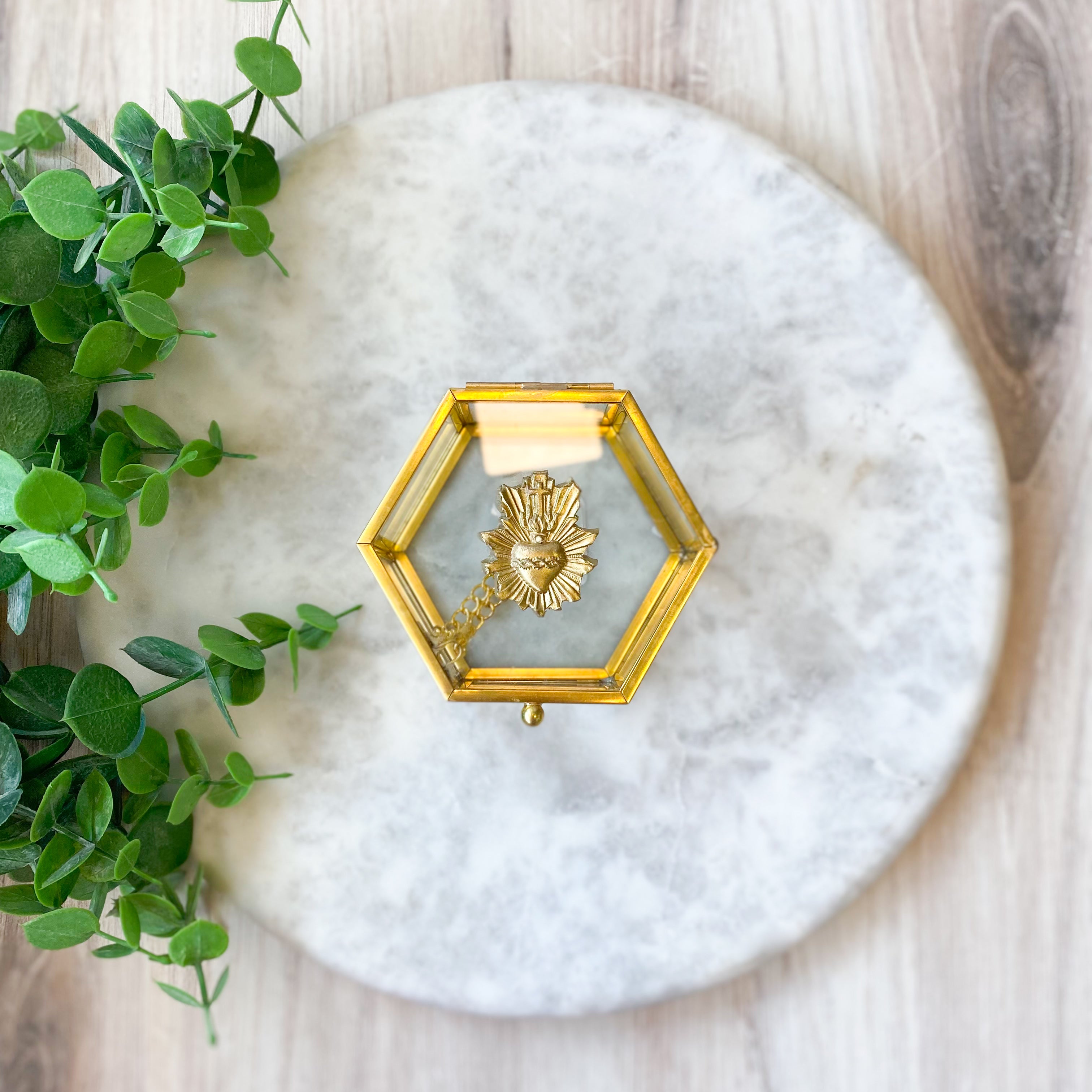 Tiny Jewelry Box- Bee Still Design