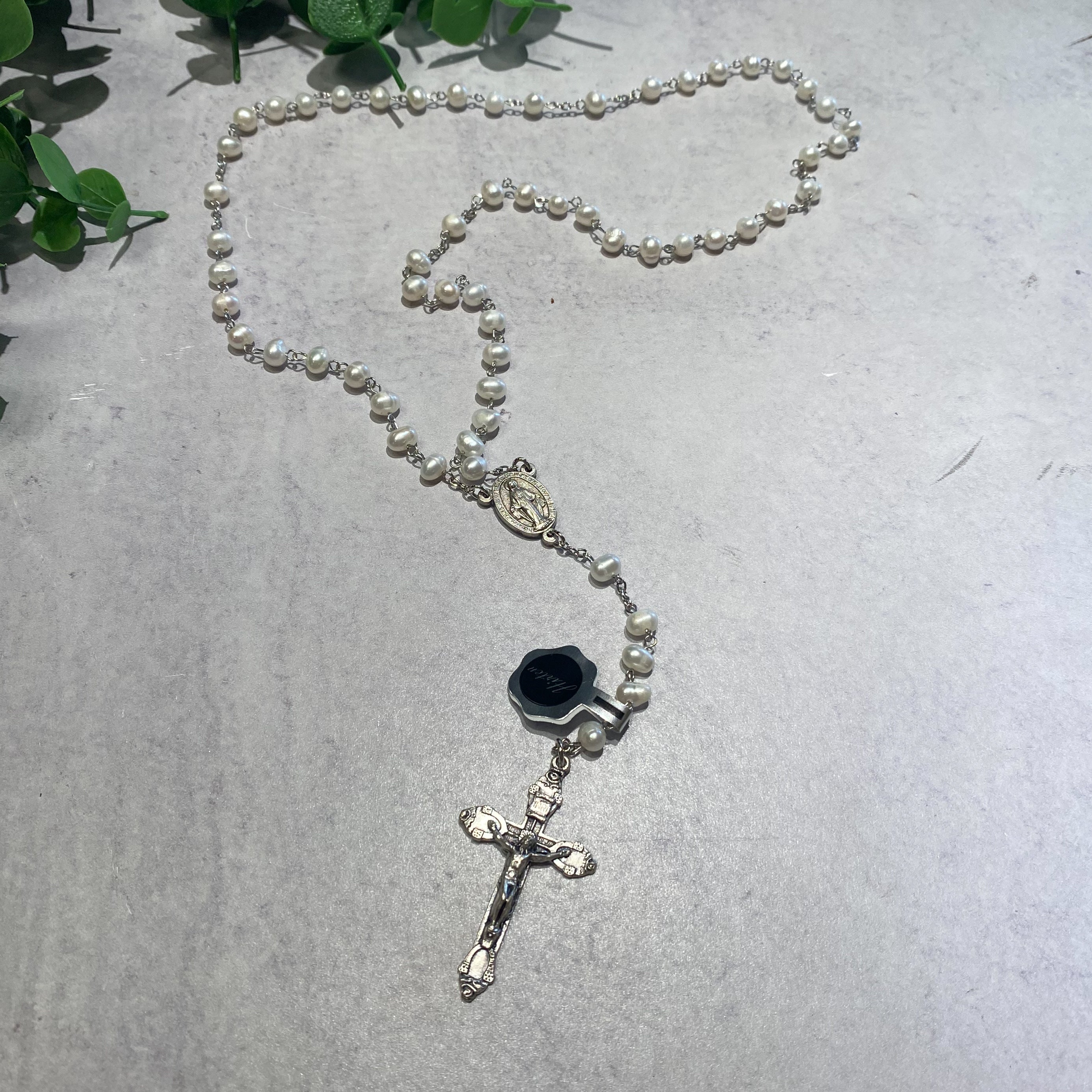 5mm Genuine White Freshwater Pearl Rosary