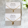 Sharing Kindness Necklace Cross