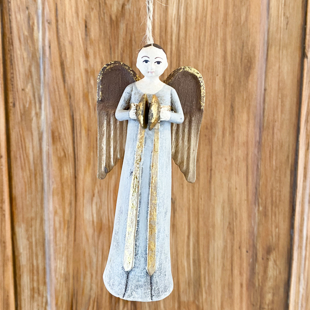 Rosellie Angel Ornament, 4 Asst