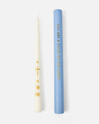 Alpha & Omega Baptism Candle (Gold)