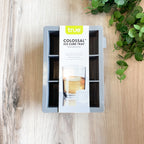 Colossal Silicone 2 inch Ice Cube Tray Gray