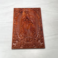 Our Lady of Guadalupe Wooden Plaque apprx 5.75" x 9"