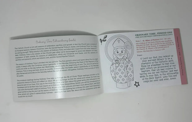 Catholic Saints Ordinary Time Coloring Book