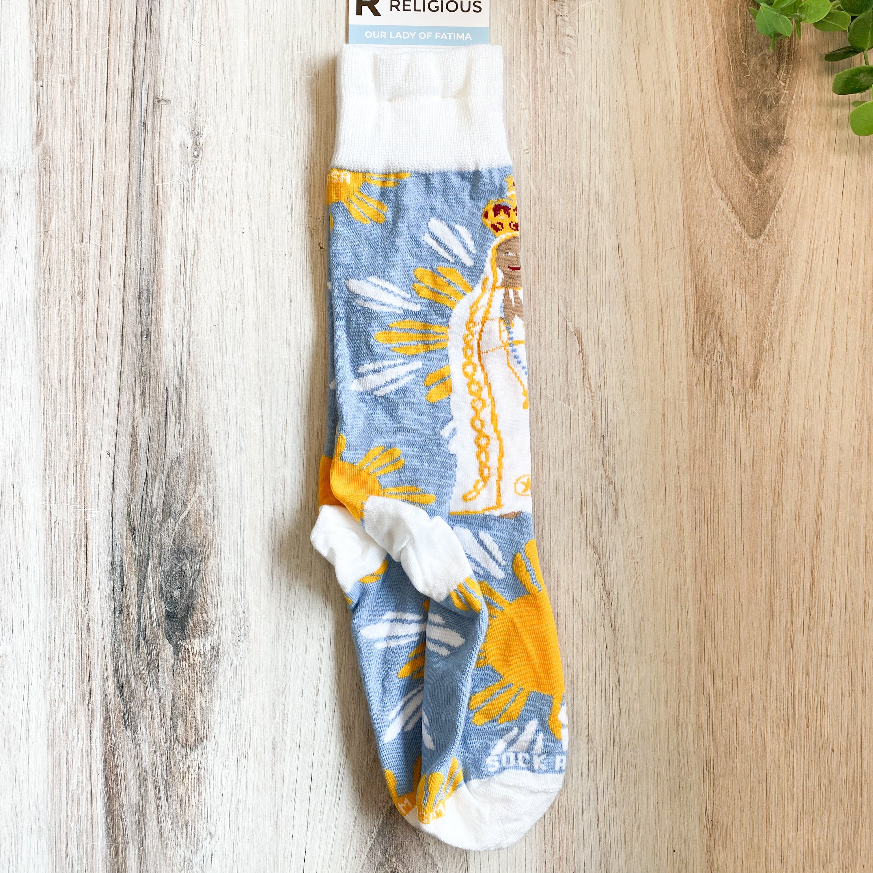 Our Lady Of Fatima Adult Socks