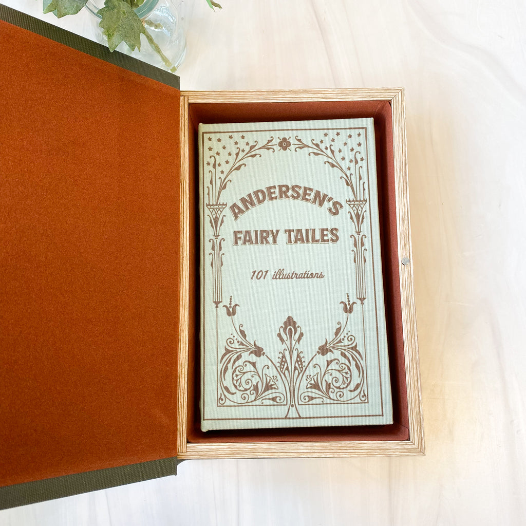 Linen Book Storage Boxes