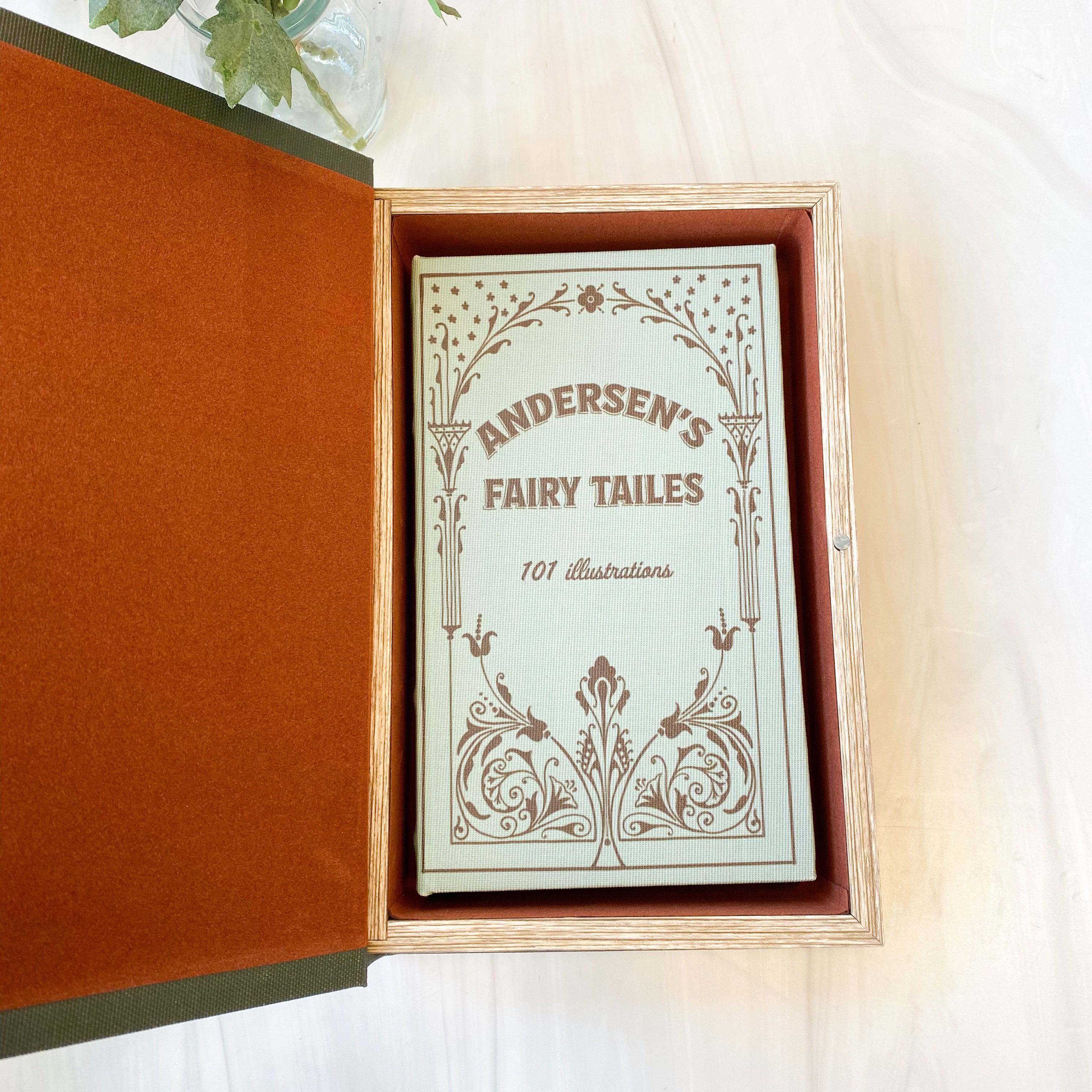 Linen Book Storage Boxes