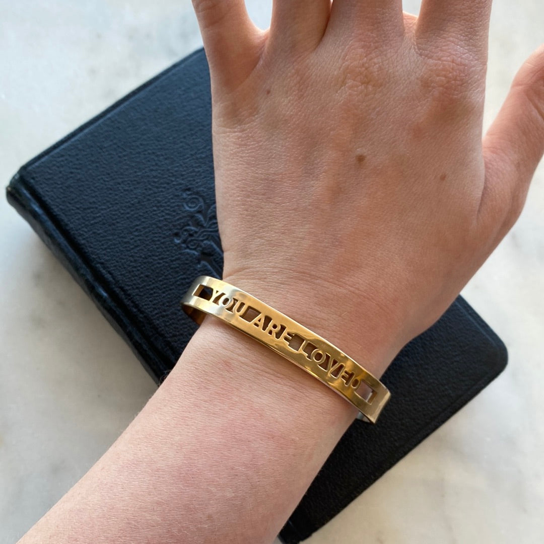 You Are Loved - Bronze Cuff