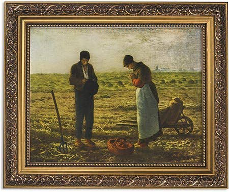 Frm Prt 13" Millet The Angelus