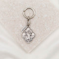 Silver St. Christopher Travel Protection Key Ring