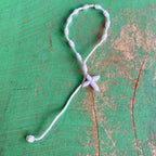 Knotted Cord Rosary Decade Adjustable Bracelet