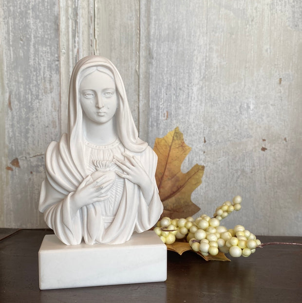 Immaculate Heart of Mary Bust 5"