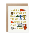 Number One Fan Father's Day Card