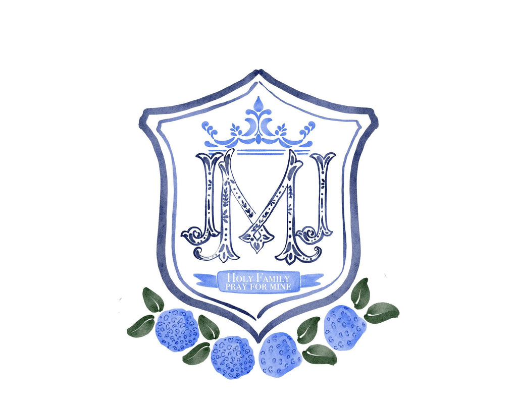 Holy Family Monogram Scarf