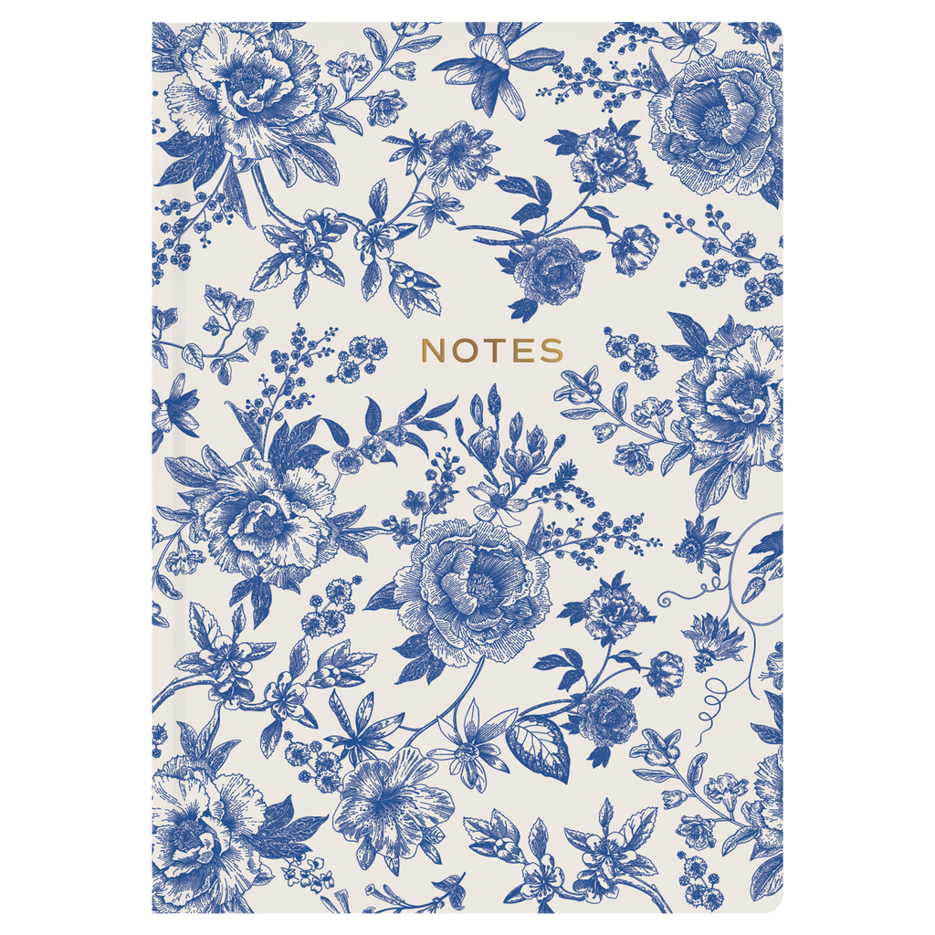 Blue Delft Notes Journal - Home Decor
