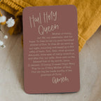 Hail Holy Queen Prayer Card