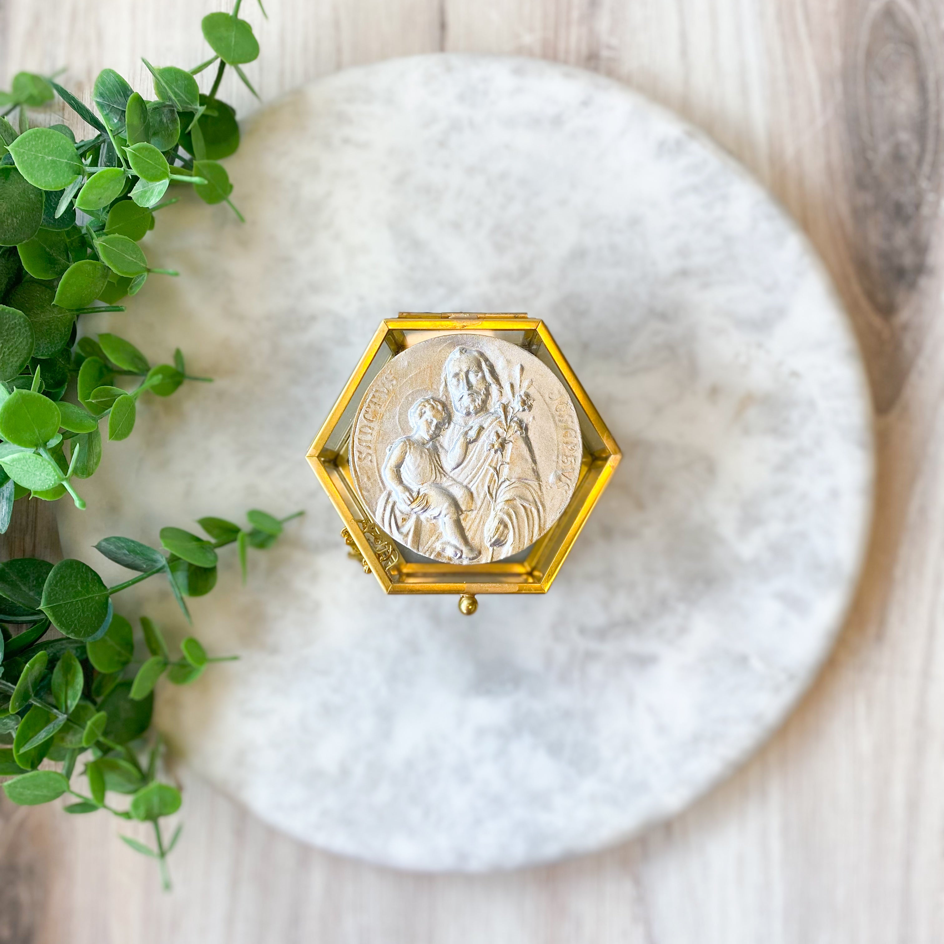 Tiny Jewelry Box- Bee Still Design