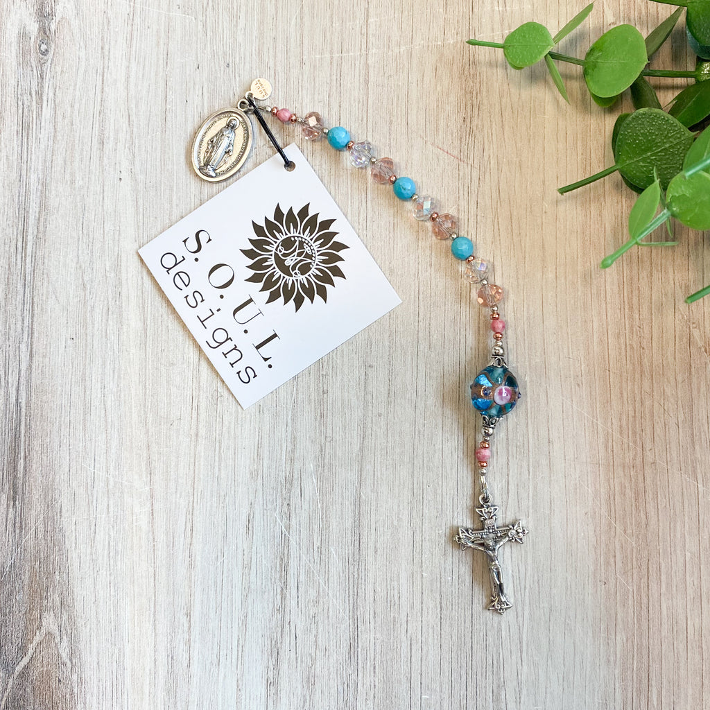 Pocket Rosary - Crystals / Gems / Beads
