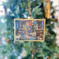 Glass Holy Family Ornament