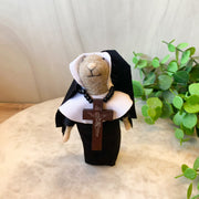 6"H Wool Felt Bishop/Nun/Pope/Mouse Ornament, 3 Styles