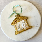Star of Bethlehem Nativity Gold Leaf Ornament
