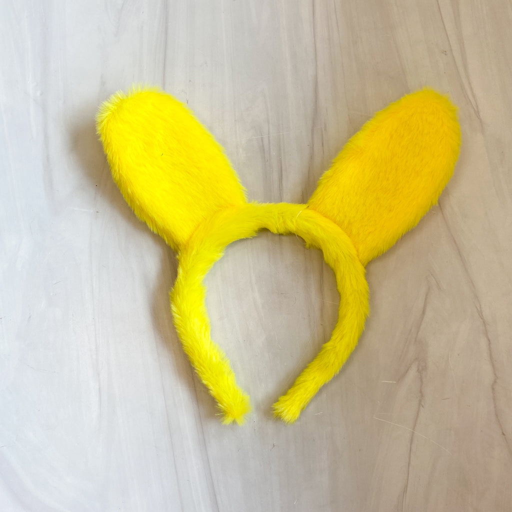 Fuzzy Bunny Ear Headband-Assorted